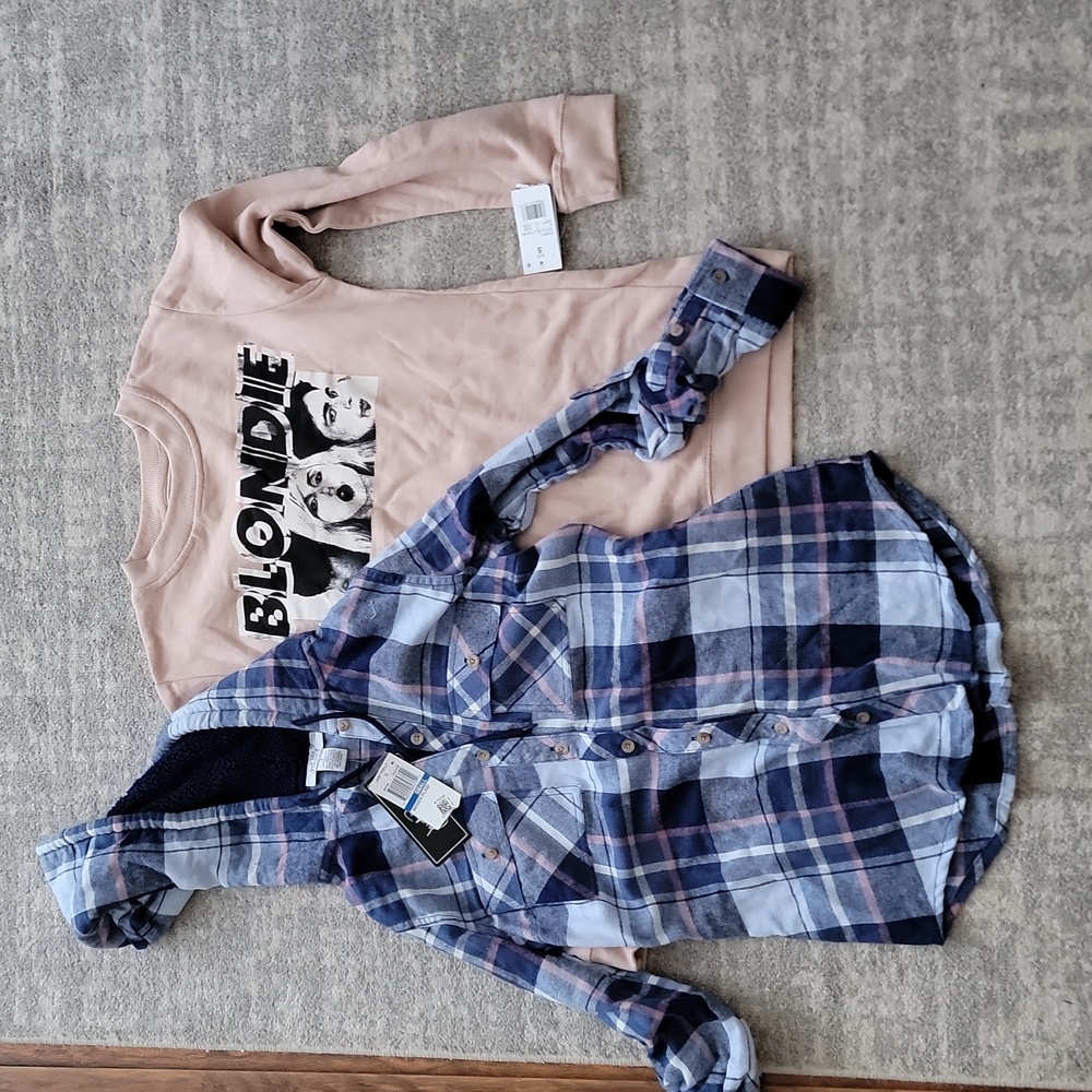 Pink Blondie sweatshirt with jacket